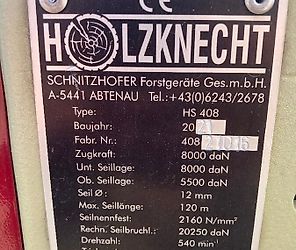 Holzknecht HS 408 P Holzknecht HS 408 P
