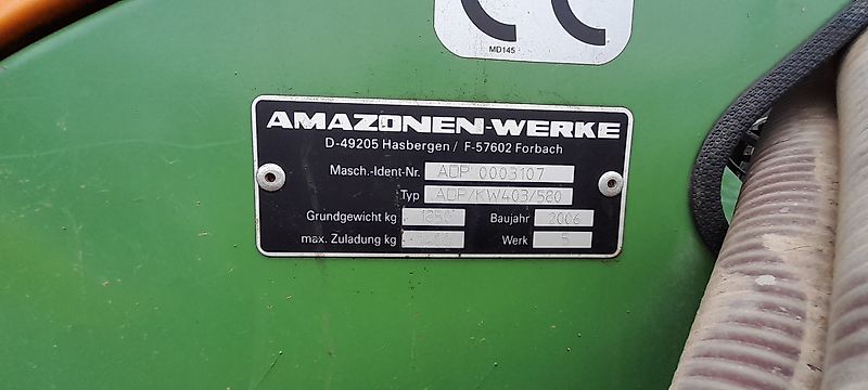 Amazone AMAZONE ADP/KW403 SUPER BRONA KG 3000ha
