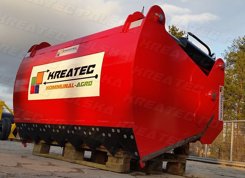 KREATEC Silageschneidzange / Silageschneider 1,6m, Zähne Hardox 500