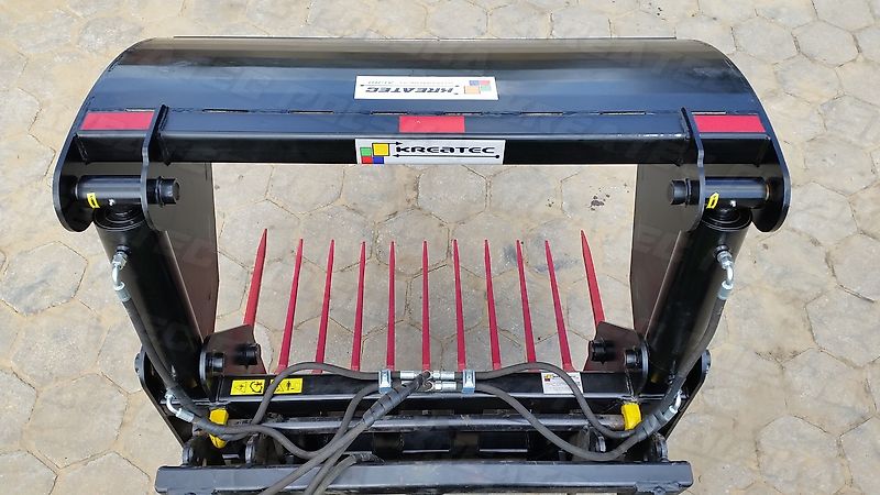 KREATEC Silageschneidzange / Silageschneider 1,6m, Zähne Hardox 500