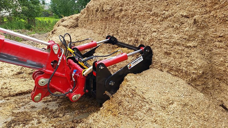 KREATEC Silageschneidzange / Silageschneider 1,6m, Zähne Hardox 500