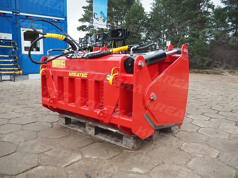 KREATEC Silageschneidzange / Silageschneider 1,6m, Zähne Hardox 500