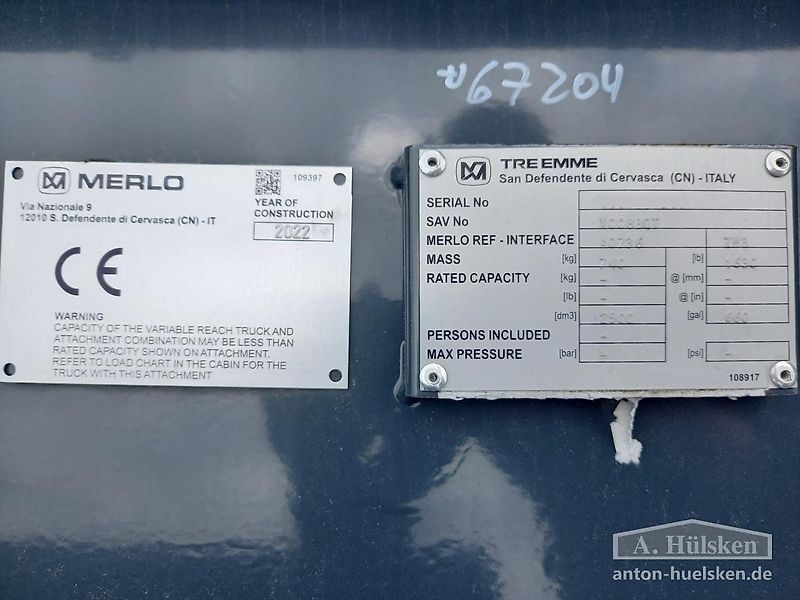 Merlo A0736 Schüttgutschaufel 2500