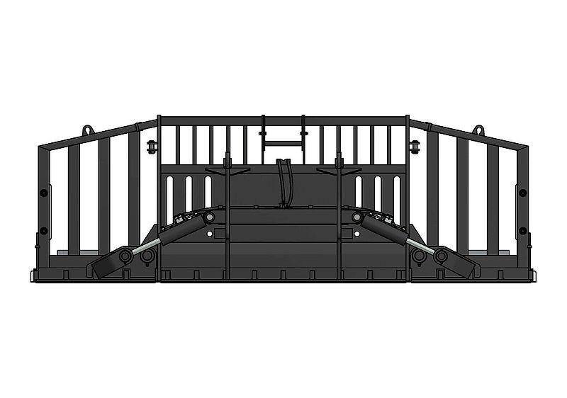 New Holland Silagegabel Grüngutgabel Radlader Volvo New Holland JCB