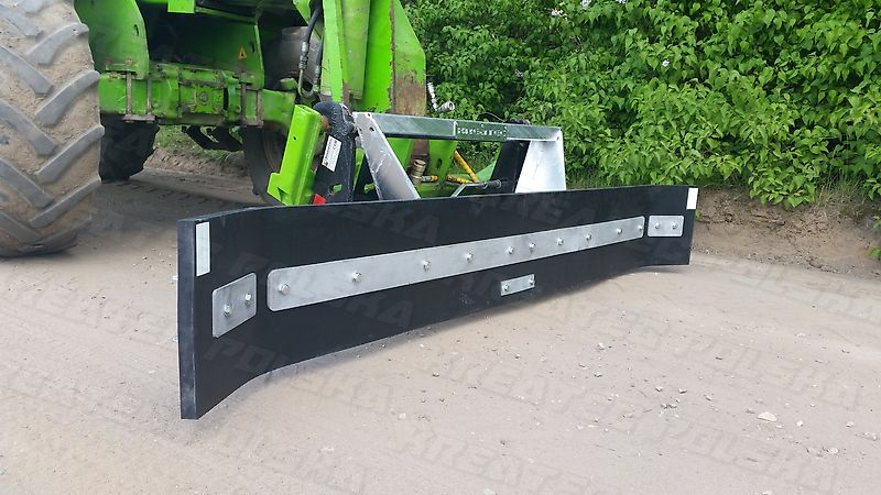 KREATEC Gummischieber starr verzinkt 1,7m für Eurotrac, Giant, usw.