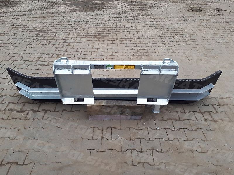 KREATEC Gummischieber starr verzinkt 1,7m für Eurotrac, Giant, usw.