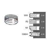 Renault PIERŚCIENIE TŁOKA FENDT RENAULT MWM 7701201835