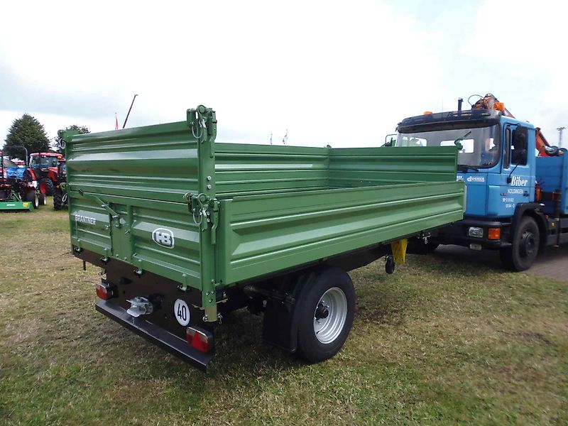 Brantner E 6040 Premium - mit abklappbaren Aufsatzwänden -- 500er Breitreifen ( 14 PLY)