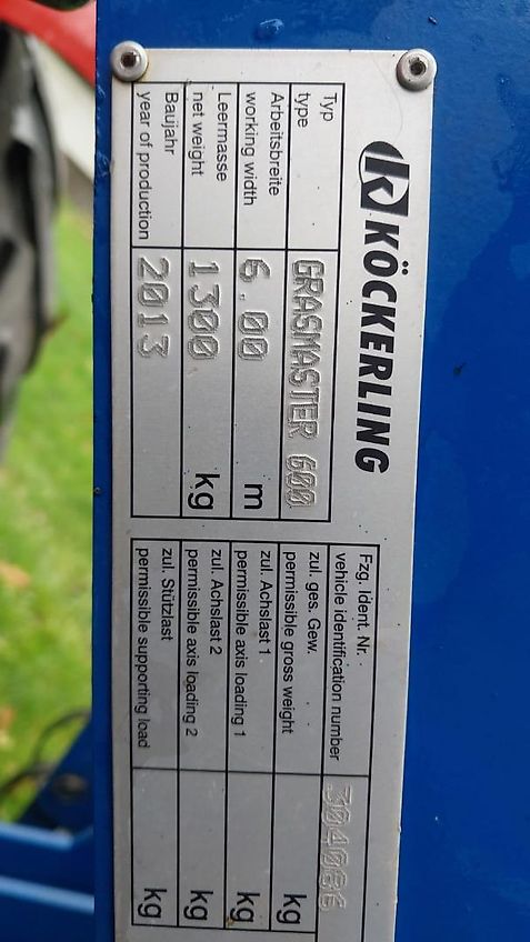 Köckerling Köckerling Grasmaster 6m