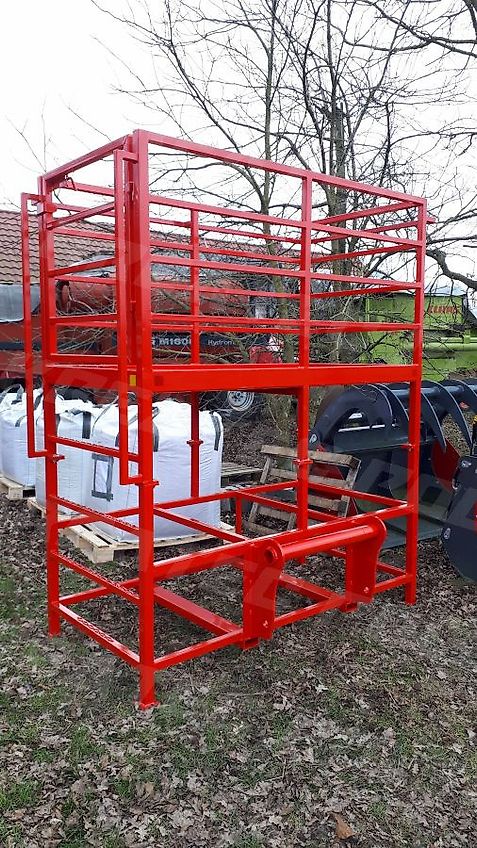 KREATEC Arbeitskorb, Arbeitsbühne 1,5m verzinkt