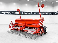 Gaspardo Nina 400 seed drill, 4 m working width, 1050 liter seed hopper, 12 cm row spacing, track eradicator