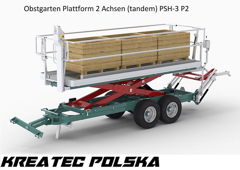 KROLIK Obstgarten Plattform PSH-3 2-achsig P2 tandem