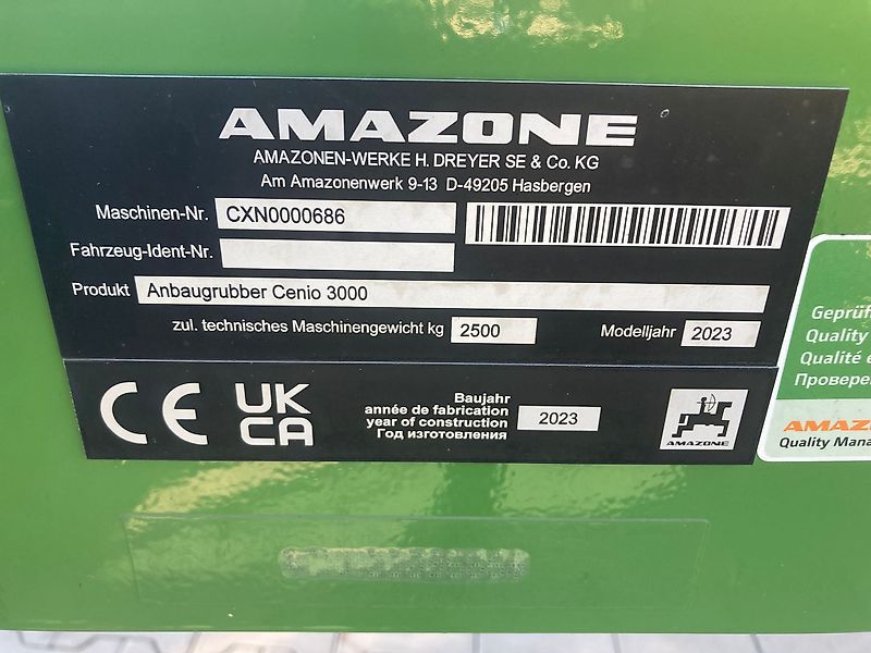 Amazone Cenio 3000 Special