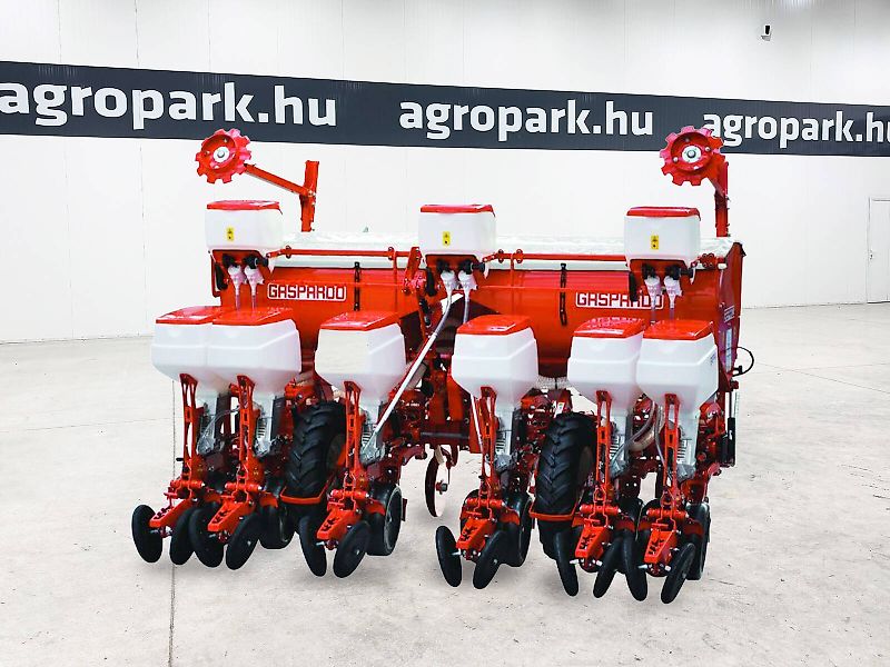 Gaspardo MTE 6-row precision seed drill with mechanical microgranulate dispenser