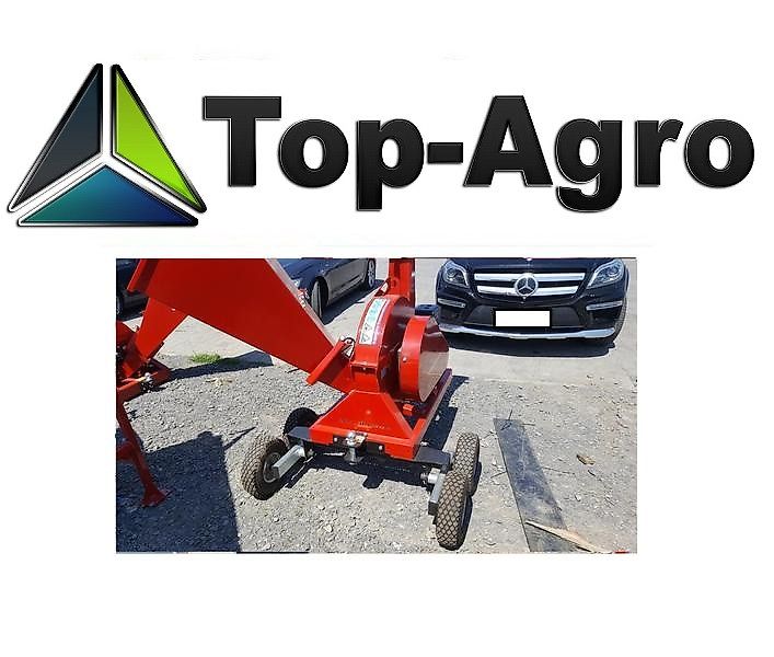 TOP-AGRO Walzen-Holzhackmaschine RTS-630 Offroadanhänger!!NEU!!