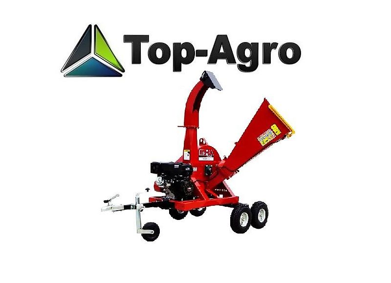TOP-AGRO Walzen-Holzhackmaschine RTS-630 Offroadanhänger!!NEU!!