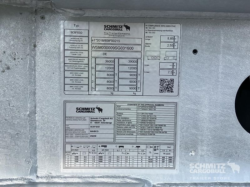 Schmitz Kipper Stahlrundmulde 29m³