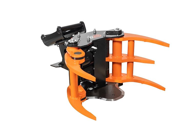 KX Fällgreifer Baumschere Baggeranbau Bagger 1,5-5t. Greifer KX210